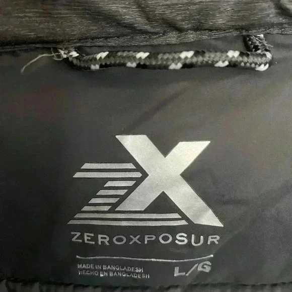 ZEROXPOSUR Women’s Gray Puffer Jacket Size L - Picture 8 of 14